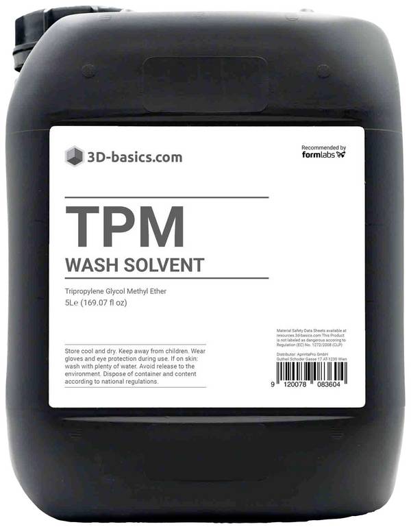 3D-basics Reinigingsmiddel Geschikt voor: Formlabs Form Wash, Formlabs Form Cure TPM Wash Solvent 5 L 320023