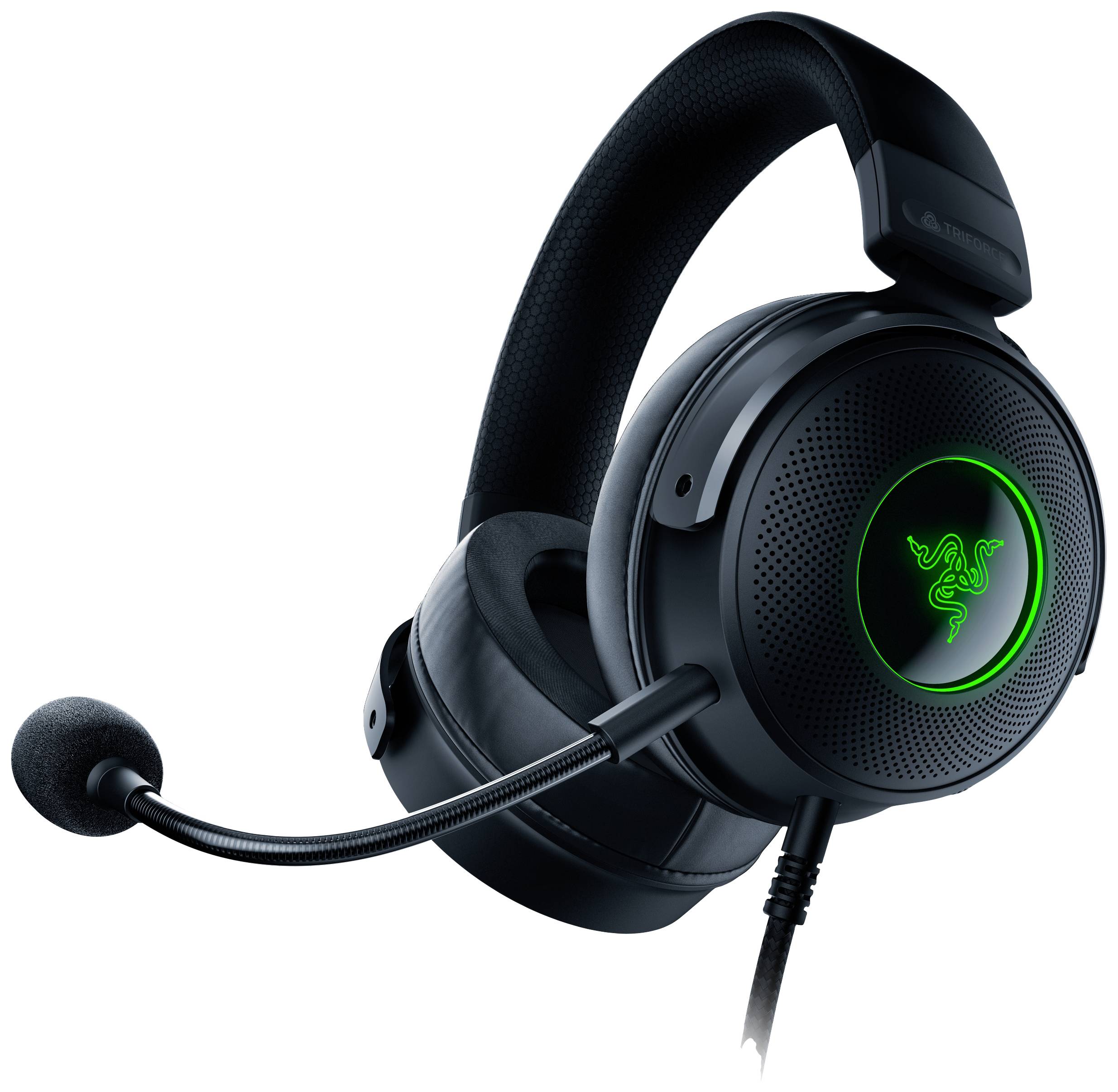 Razer Kraken V3 - Headset - ohrumschließend - kabelgebunden - USB-A - Geräuschisolierung (RZ04-03770200-R3M1)-3