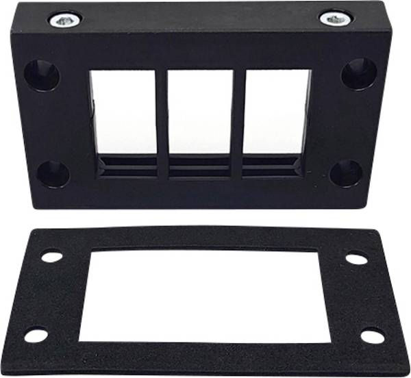 TRU COMPONENTS DVK 10/6 Kabelinvoeringsplaat   Klem-Ø (max.) 16 mm  Polyamide Zwart 1 stuk(s)