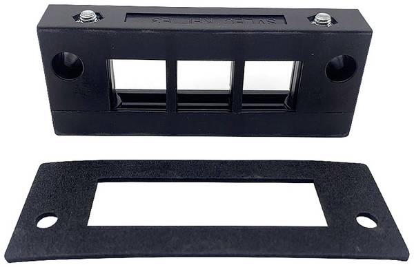 TRU COMPONENTS DVK-W3 Kabelinvoeringsplaat   Klem-Ø (max.) 16 mm  Polyamide Zwart 1 stuk(s)