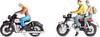 NOCH 12970 N Motorfiets figuren Geverfd, Scène met geluid