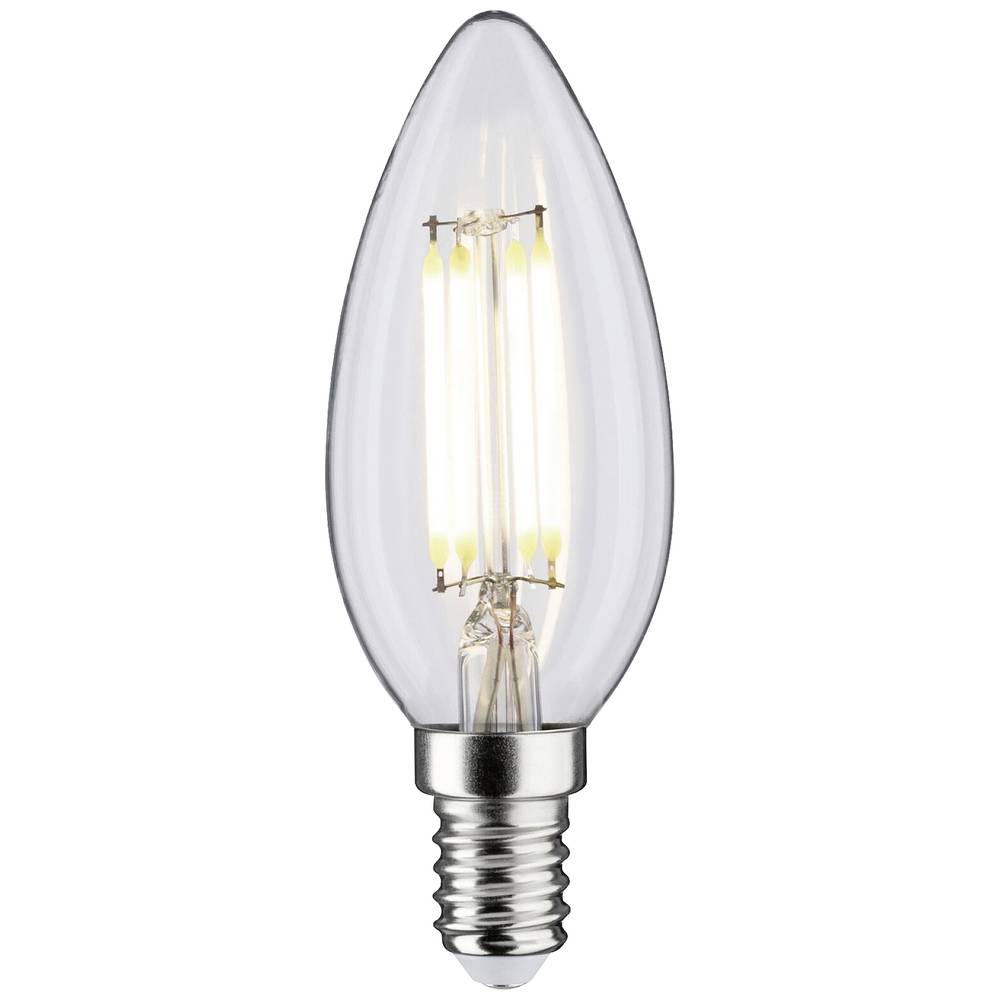 Paulmann 28915 LED-lamp Energielabel F (A - G) E14 Kaars 4.8 W = 40 W Neutraalwit (Ø x h) 35 mm x 98 mm 1 stuk(s)