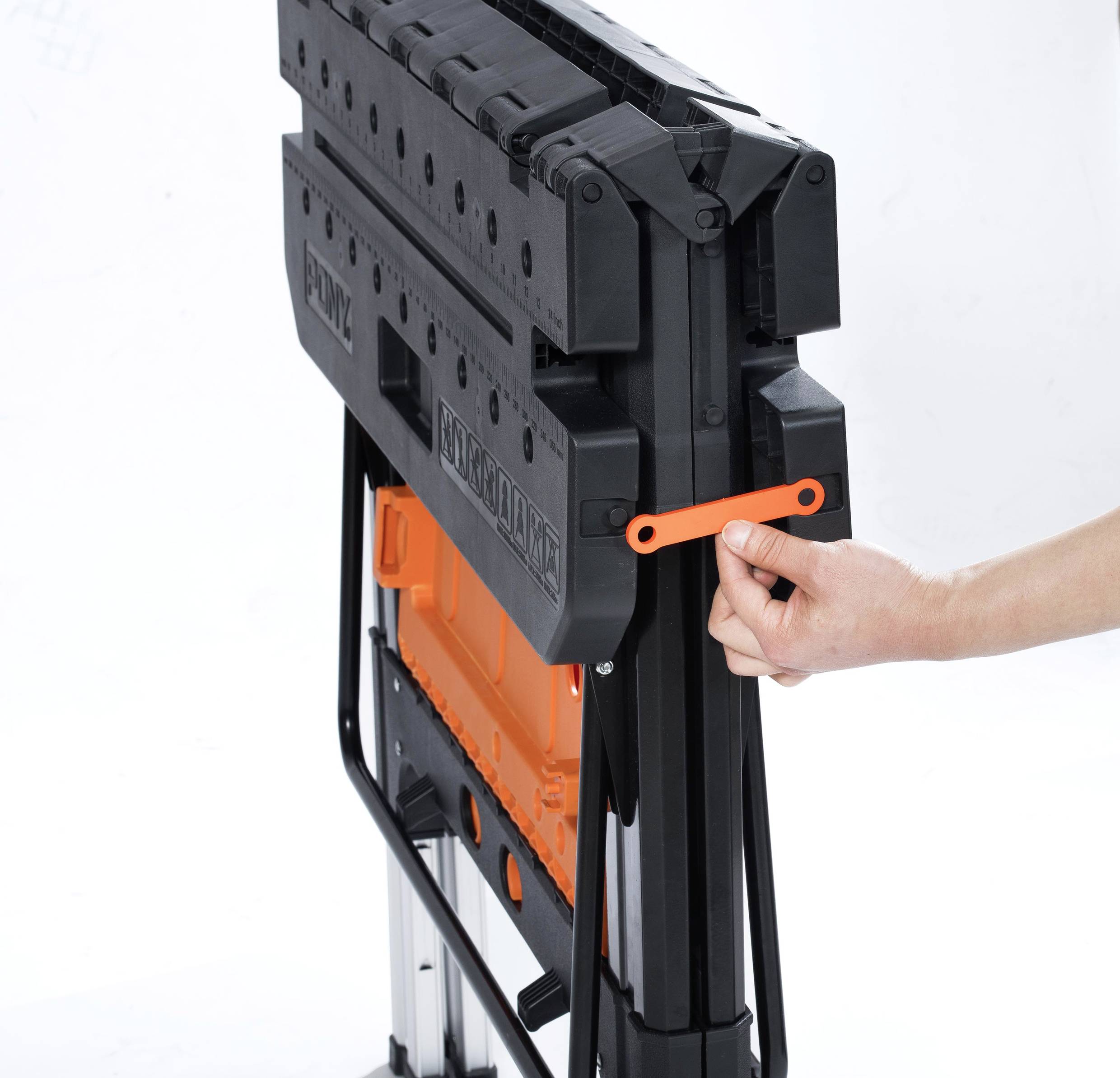 JORGENSEN 60300 Inklapbare werkbank (b x h x d) 788 x 675 x 145 mm Geel-oranje-13