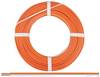 Donau Elektronik 250-57-25 Draad 2 x 0.50 mm² Wit-oranje 25 m