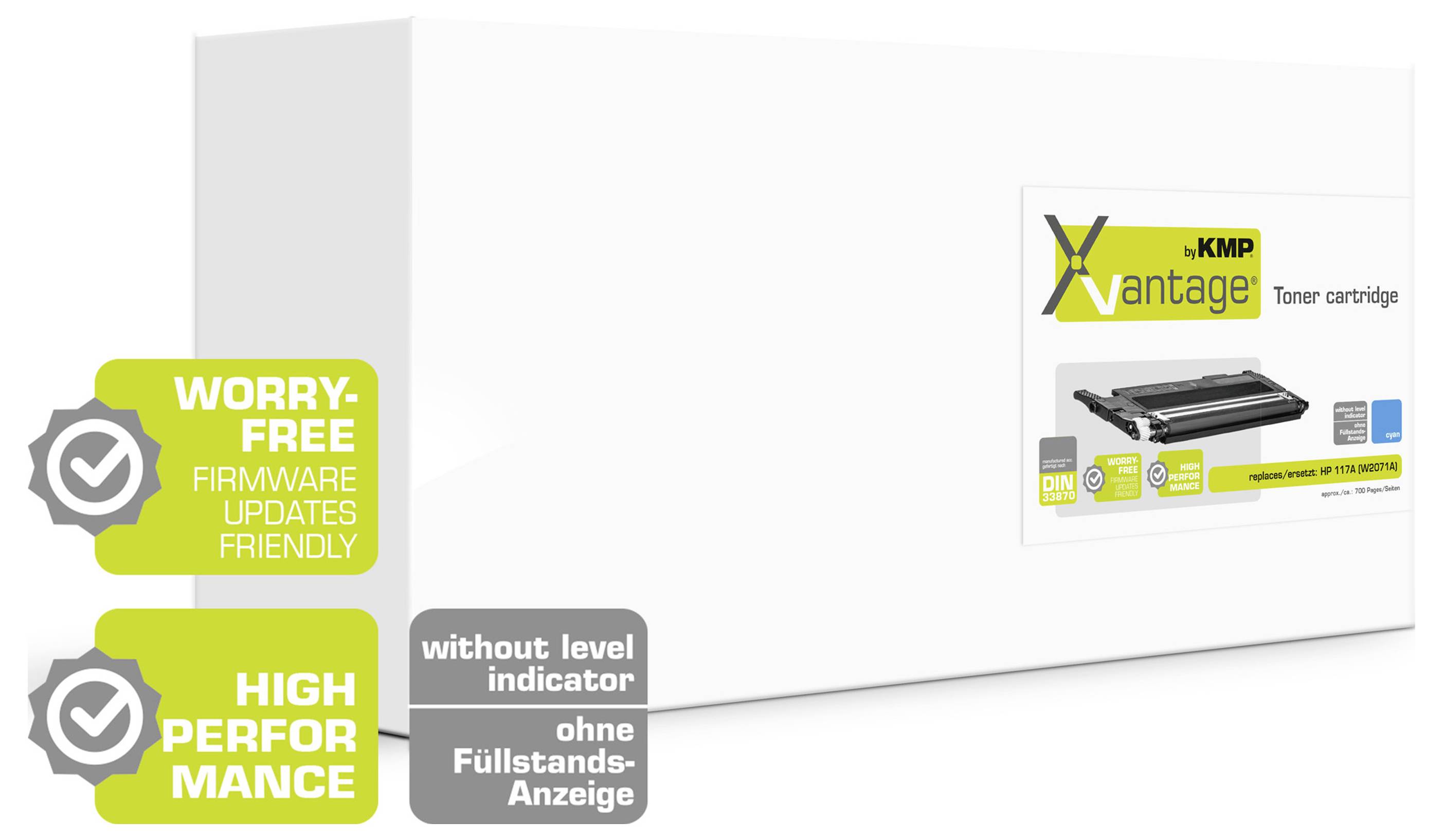 KMP Toner vervangt HP 117A (W2071A) Compatibel Cyaan 700 bladzijden H-T259C 2555,0083 — Foto 3 von 3