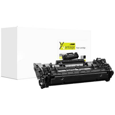 Tonercartridge voor een verpakking met het opschrift 'x.KMP Vantage Toner cartridge'. Hij is zwart en geschikt voor printers.