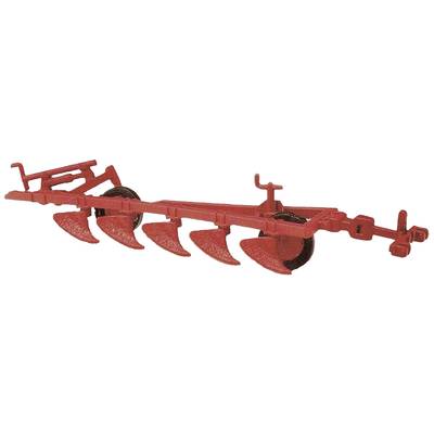 Busch 8717 TT Landbouw Ploeg met 5 scharen, rood