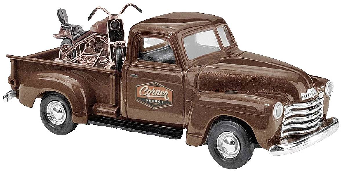 Busch 48242 H0 Auto Chevrolet Pick-up met oldtimer-motor
