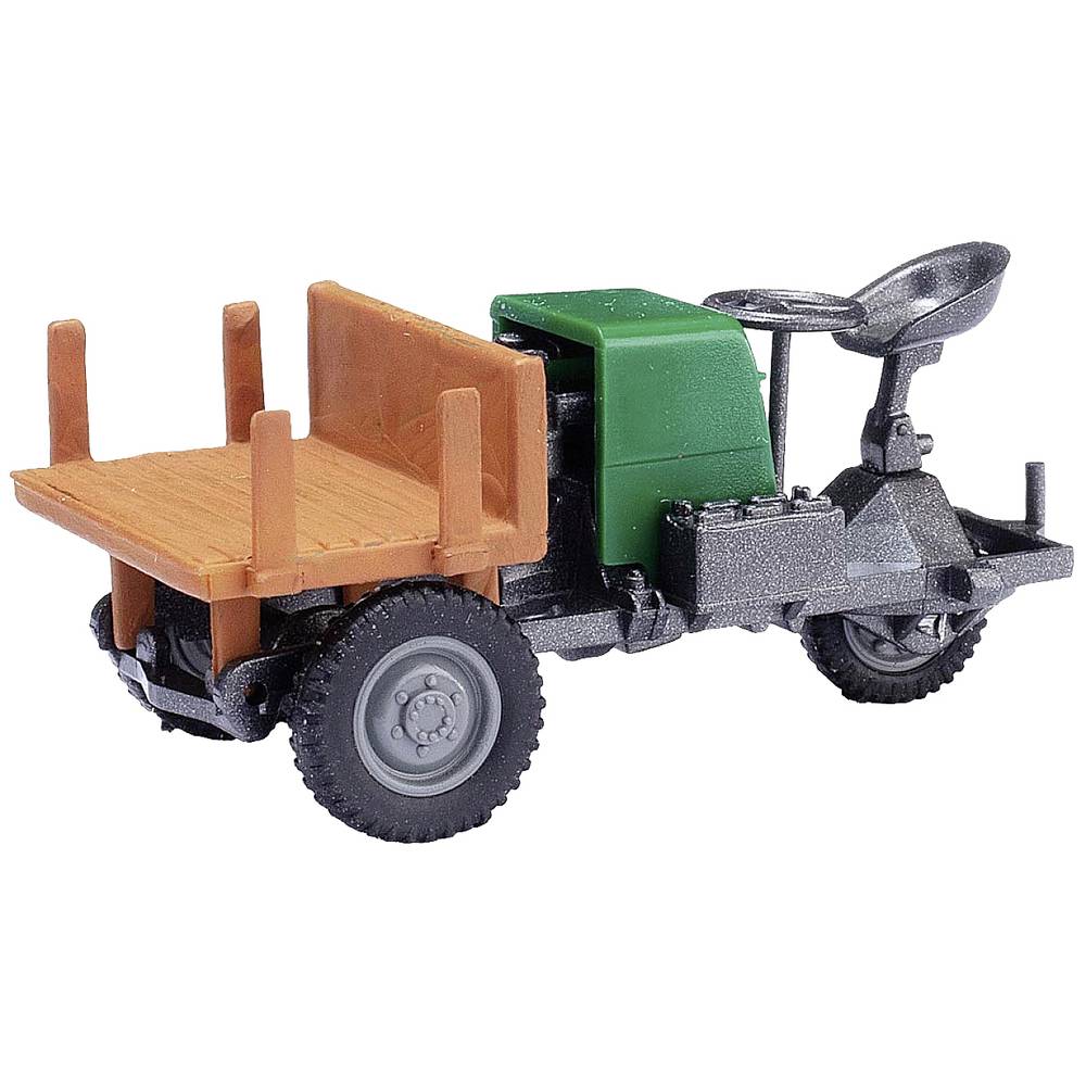 Mehlhose 210016604 H0 Vrachtwagen Driewieler Picco 1 groen met houten laadbak