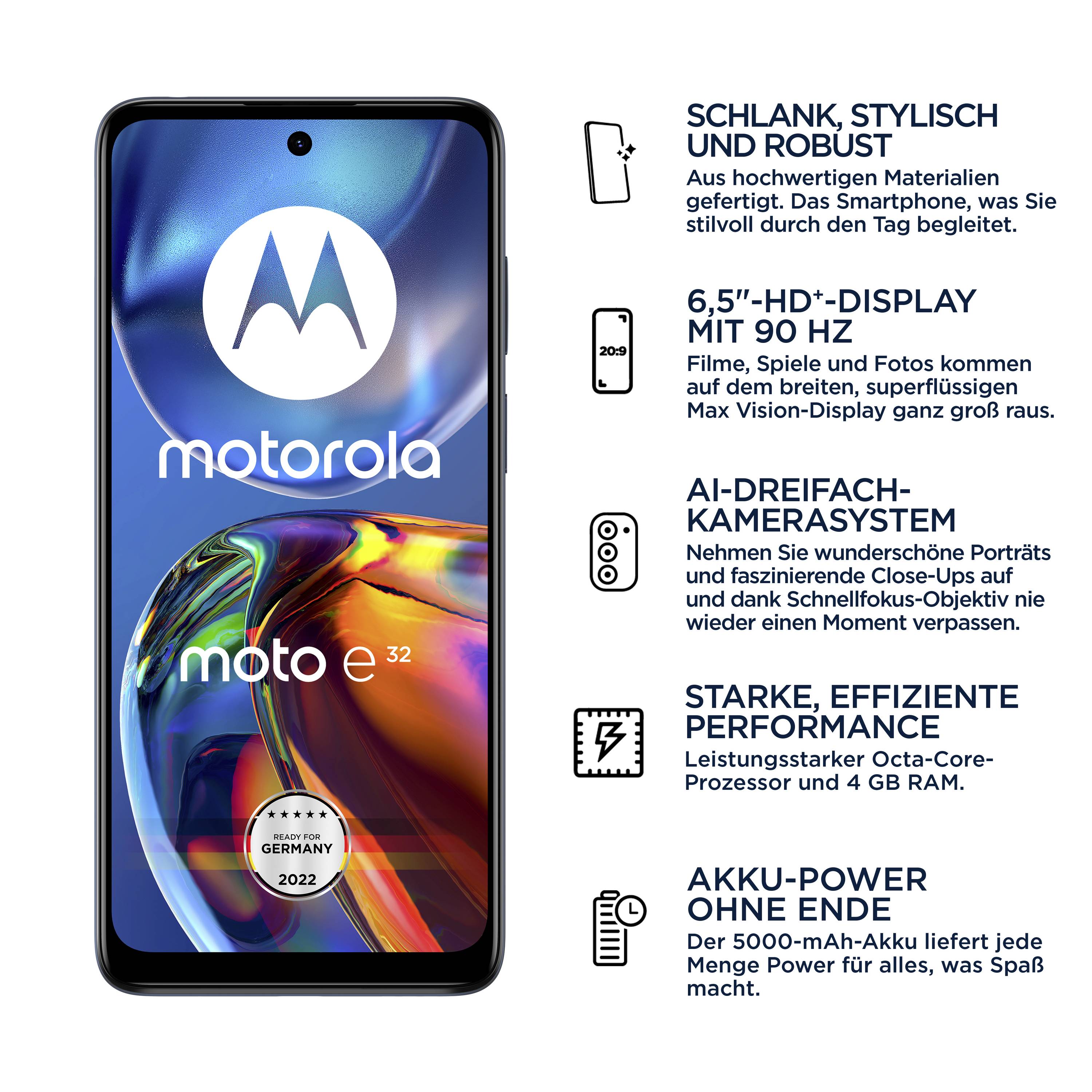 Motorola E32 64 GB Slate, Grijs 16.5 cm (6.5 inch) Smartphone-12