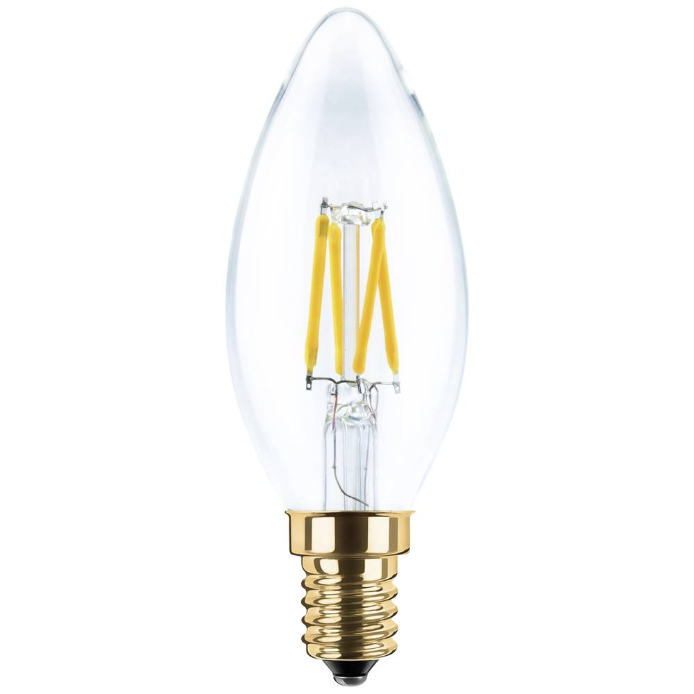 Segula 55201 LED-lamp Energielabel F (A - G) E14 Kaars 3 W = 26 W Warmwit (Ø x l) 35 mm x 100 mm 1 stuk(s)