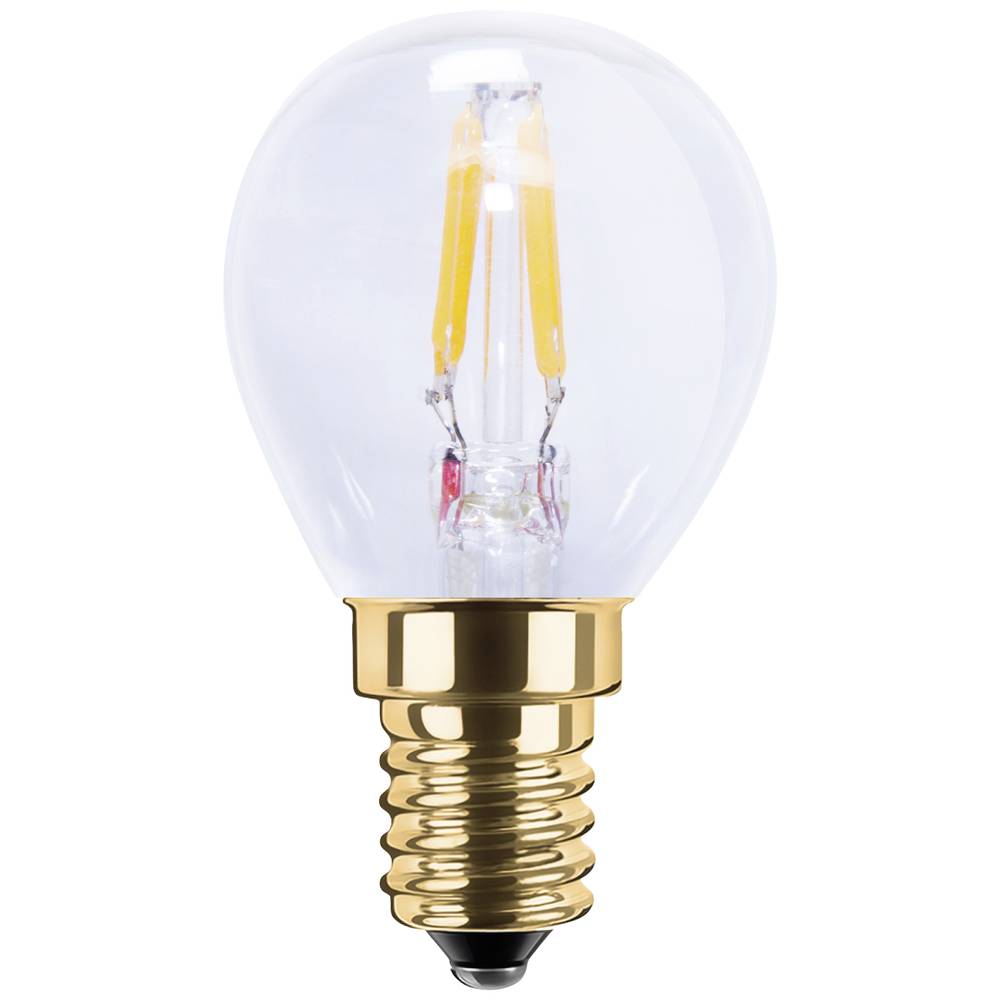 Segula 55204 LED-lamp Energielabel G (A - G) E14 Peer 1.5 W = 10 W Warmwit (Ø x l) 35 mm x 65 mm 1 stuk(s)