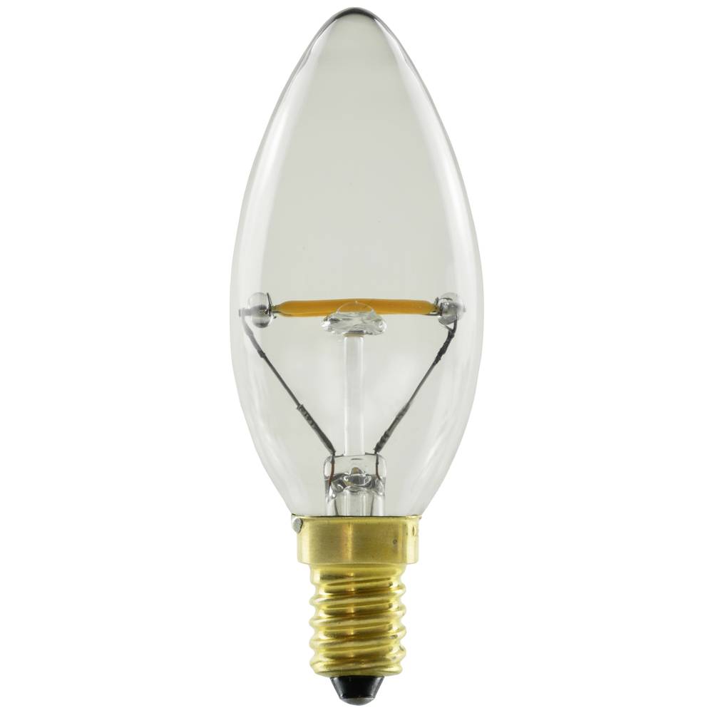 Segula 55250 LED-lamp Energielabel G (A - G) E14 Kaars 1.5 W = 10 W Warmwit (Ø x l) 35 mm x 100 mm 1 stuk(s)