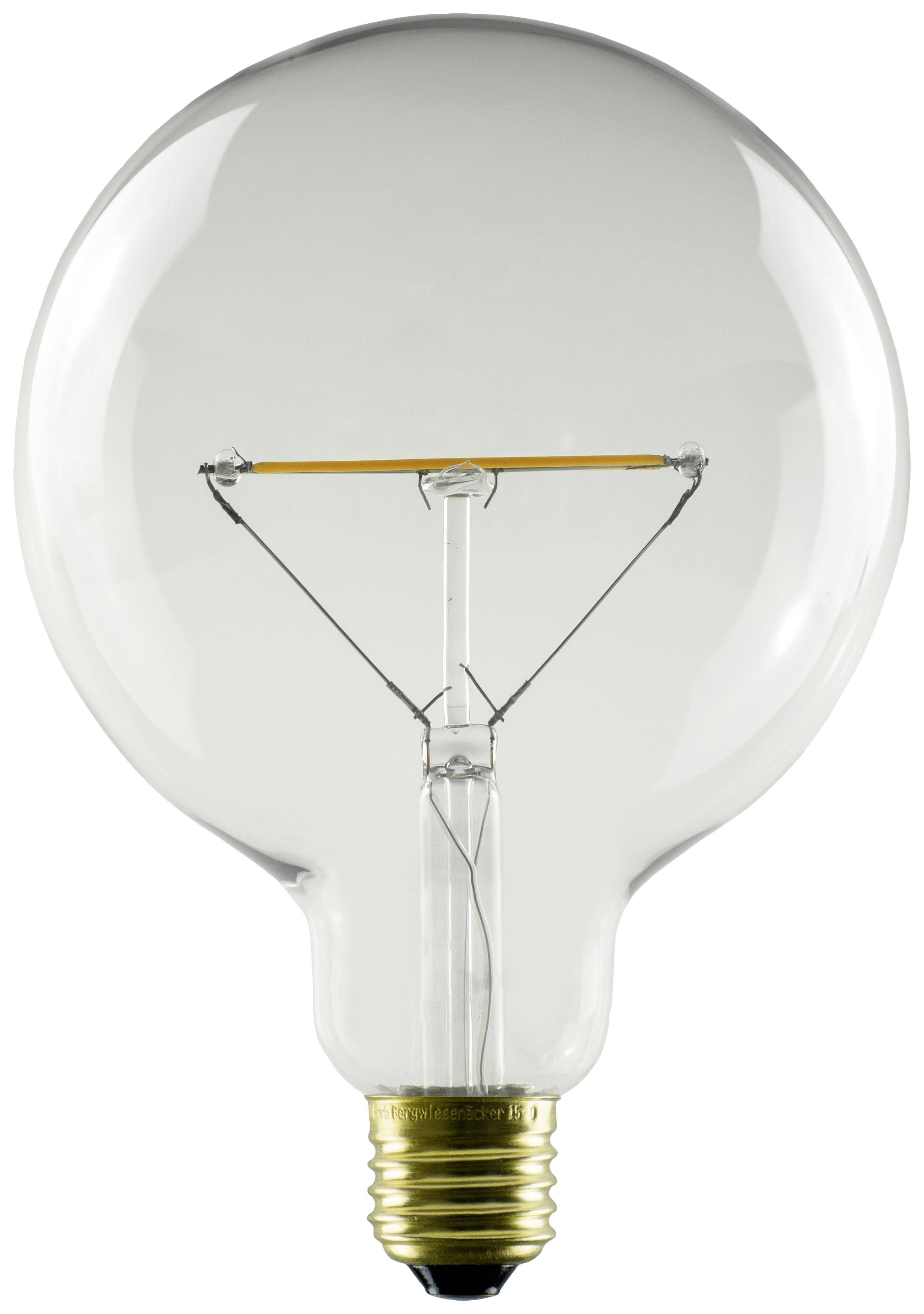 Segula 55254 LED-lamp Energielabel F (A - G) E27 Globe 3 W = 26 W Warmwit (Ø x l) 95 mm x 140 mm 1 stuk(s)-0