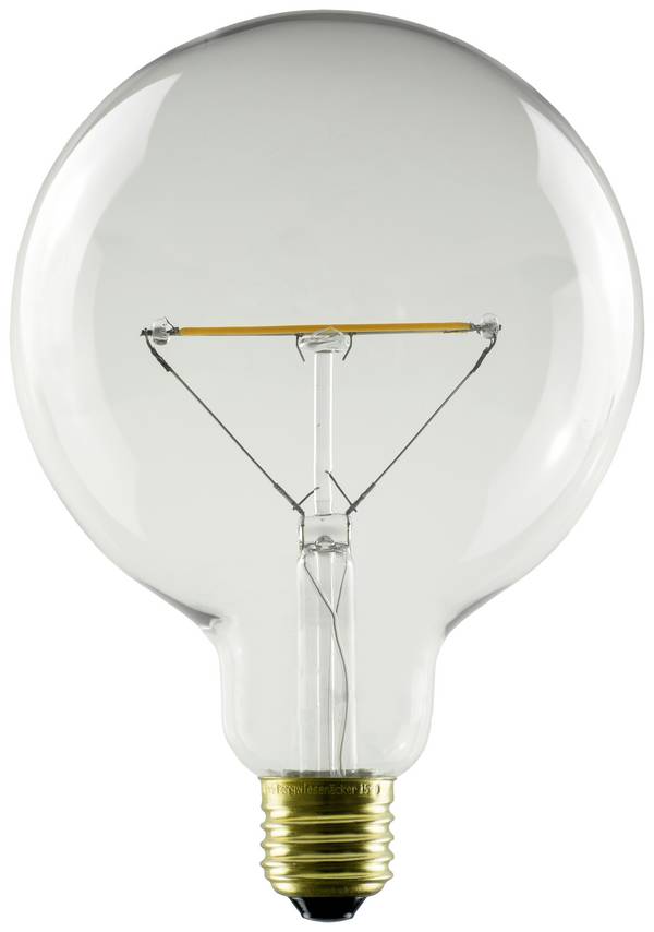 Segula 55254 LED-lamp Energielabel F (A - G) E27 Globe 3 W = 26 W Warmwit (Ø x l) 95 mm x 140 mm  1 stuk(s)