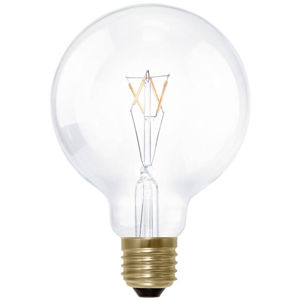 Segula 55282 LED-lamp Energielabel F (A - G) E27 Globe 3 W = 26 W Warmwit (Ø x l) 95 mm x 140 mm 1 stuk(s)