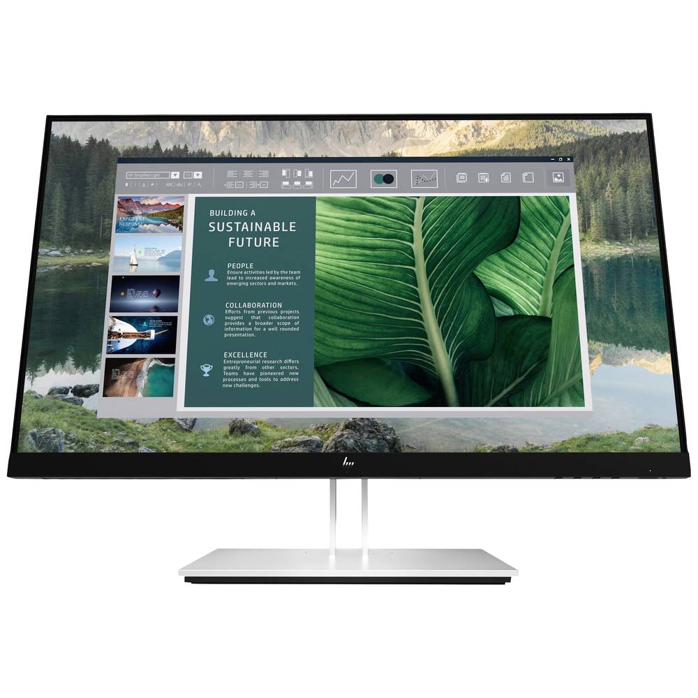 Image of HP E24u G4 Monitor 60.5 cm (23.8 pollici) ERP D (A - G) 1920 x 1080 Pixel Full HD 5 ms USB-C®, USB 3.2 (Gen 1x1), DisplayPort, HDMI ™ IPS LCD