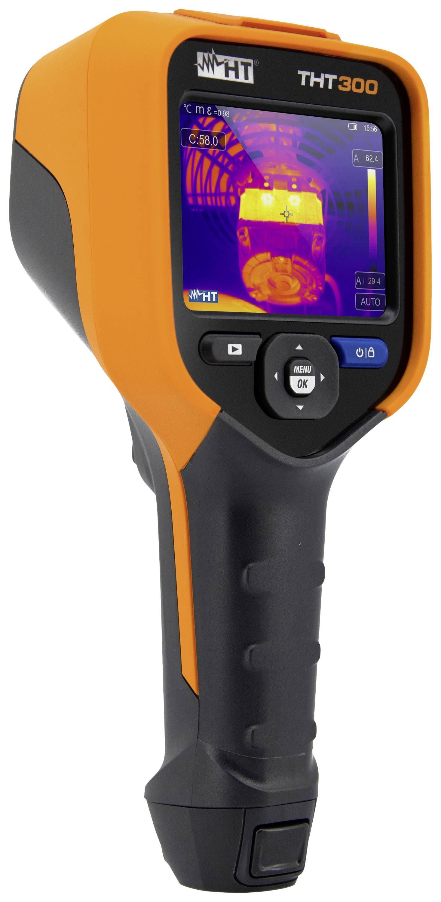 HT Instruments THT300 Warmtebeeldcamera -20 tot +650 °C 384 x 288 Pixel 50 Hz Geïntegreerde digitale camera, WiFi, Touchscreen