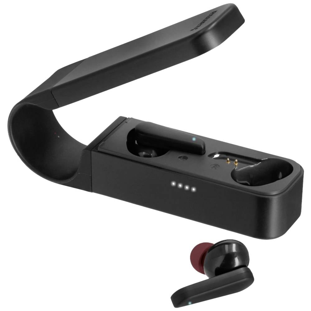 Hama In Ear headset HiFi Bluetooth Stereo Zwart Indicator voor batterijstatus, Headset, Oplaadbox, Touchbesturing