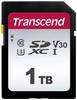 Transcend TS1TSDC300S SDHC-kaart 1 TB Class 10, UHS-I, UHS-Class 1