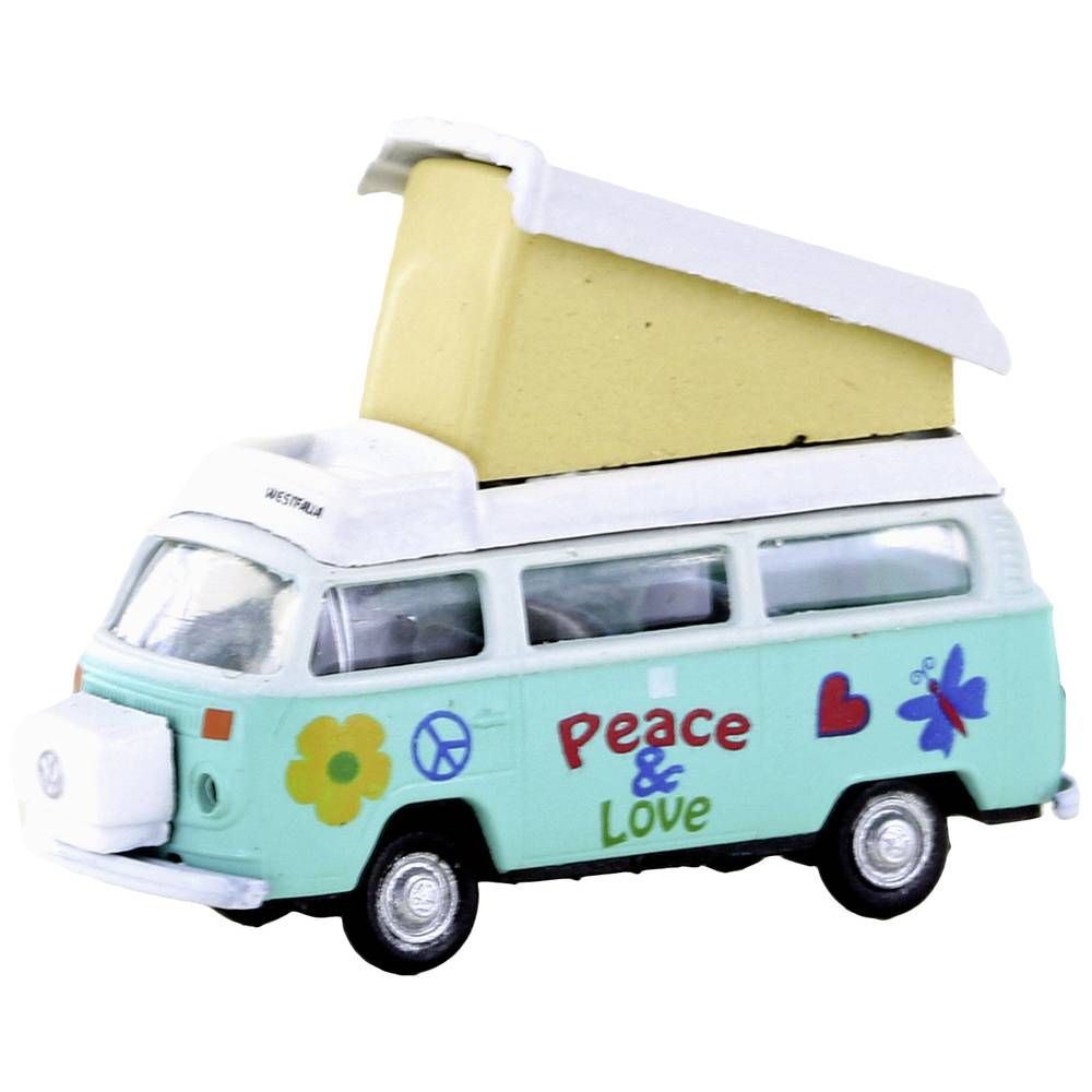 Minis - 1:160 Vw T2 Camper Peace And Love (?/21) * - MIS-LC3928 - modelbouwsets, hobbybouwspeelgoed voor kinderen, modelverf en accessoires
