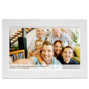Conrad Denver PFF-1015 white Digitale WiFi-fotolijst 25.7 cm 10.1 inch Energielabel: C (A - G) 1280 x 800 Pixel 16 GB Wit aanbieding