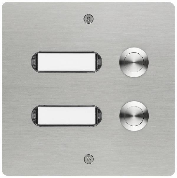 Grothe 55402 Belknop Met naambord  RVS V2A