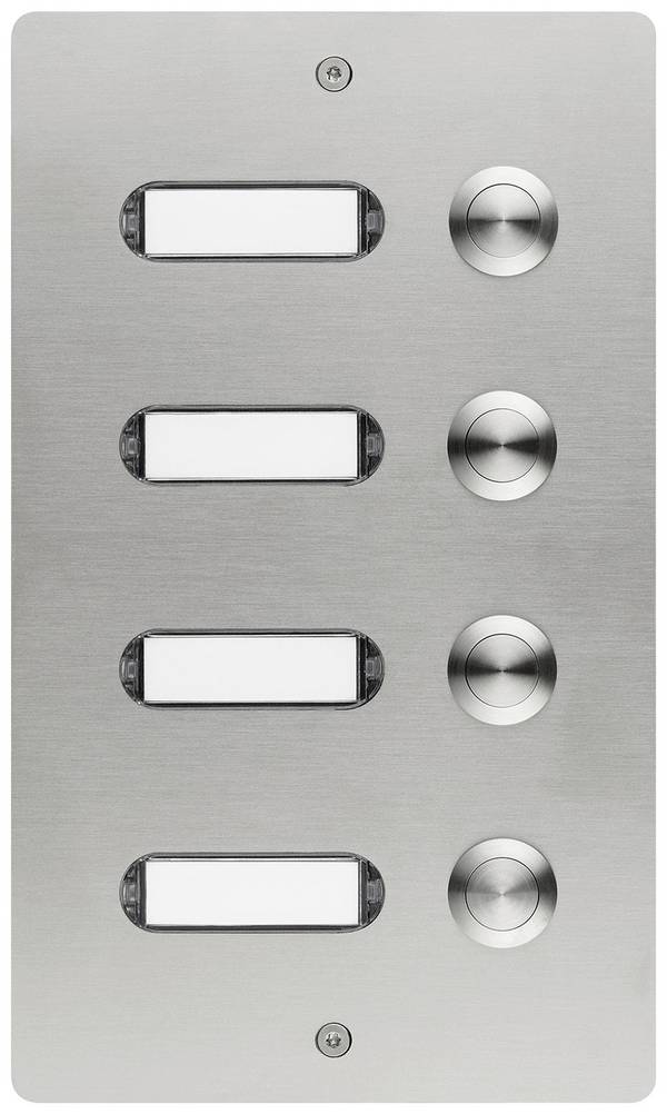 Grothe 55504 Belknop Met naambord  RVS V2A