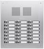 Grothe TS 787 3-7 Buitenunit voor Deurintercom Zilver
