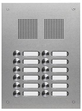 Grothe TS 788 2-6 Buitenunit voor Deurintercom RVS V2A (geborsteld)
