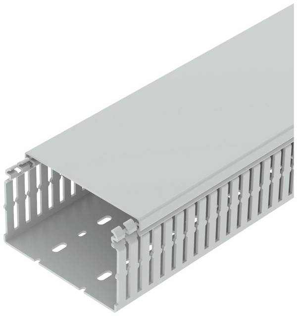 OBO Bettermann 6178566 Kabelgoot Bovenstuk (l x b x h) 2000 x 125 x 75 mm 4 stuk(s) Grijs