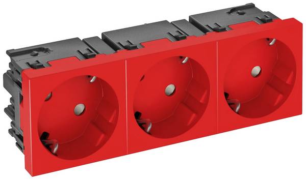 OBO Bettermann 6120509 Apparaatinzet Wandcontactdoos dubbel (b x h x d) 135 x 45 x 40 mm Rood 1 stuk(s)