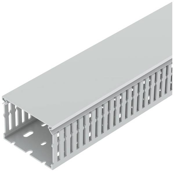 OBO Bettermann 6132556 Kabelgoot Bovenstuk (l x b x h) 2000 x 80 x 60 mm 16 stuk(s) Grijs
