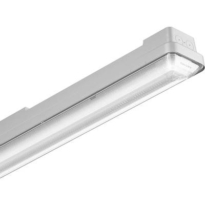 Industriële lamp, rechthoekige vorm, witte behuizing. Moderne LED-technologie, geschikt voor grote ruimtes of hal verlichting.