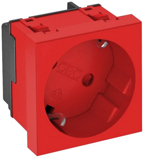 OBO Bettermann 6120079 Apparaatinzet Wandcontactdoos enkel (b x h x d) 45 x 45 x 42 mm Rood 1 stuk(s)