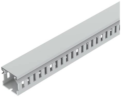 OBO Bettermann 6132540 Kabelgoot Bovenstuk (l x b x h) 2000 x 30 x 30 mm 32 stuk(s) Grijs