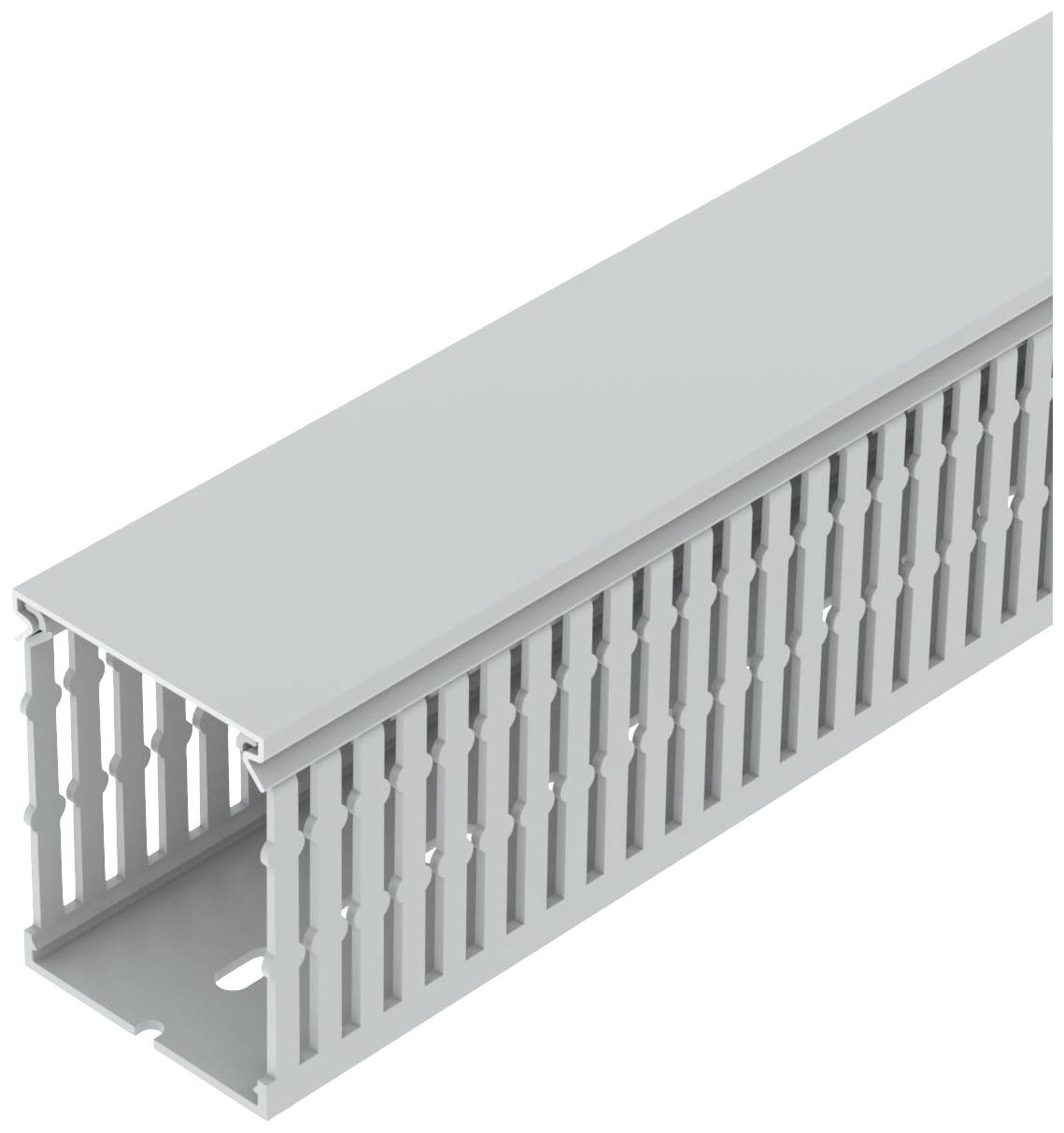 OBO Bettermann 6132564 Kabelgoot Bovenstuk (l x b x h) 2000 x 60 x 80 mm 18 stuk(s) Grijs
