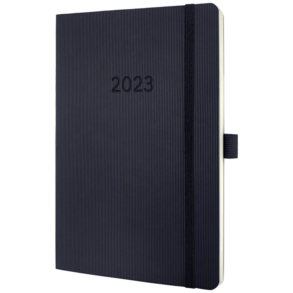 Sigel Conceptum - agenda 2023 - weekagenda - A5 - 4-talig - zwart - softcover. SI-C2322