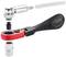 Universeel brandstof flextest-kit met ratel, adapters en slang. Bevat gereedschappen voor brandstofssysteemdiagnose.