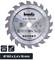 Cirkelzaagblad van Kwb voor hout, diameter 160 mm, 20 tanden, materiaalspecificatie HM/TCT, snijbreedte 2,4 mm, asgat 16 mm.