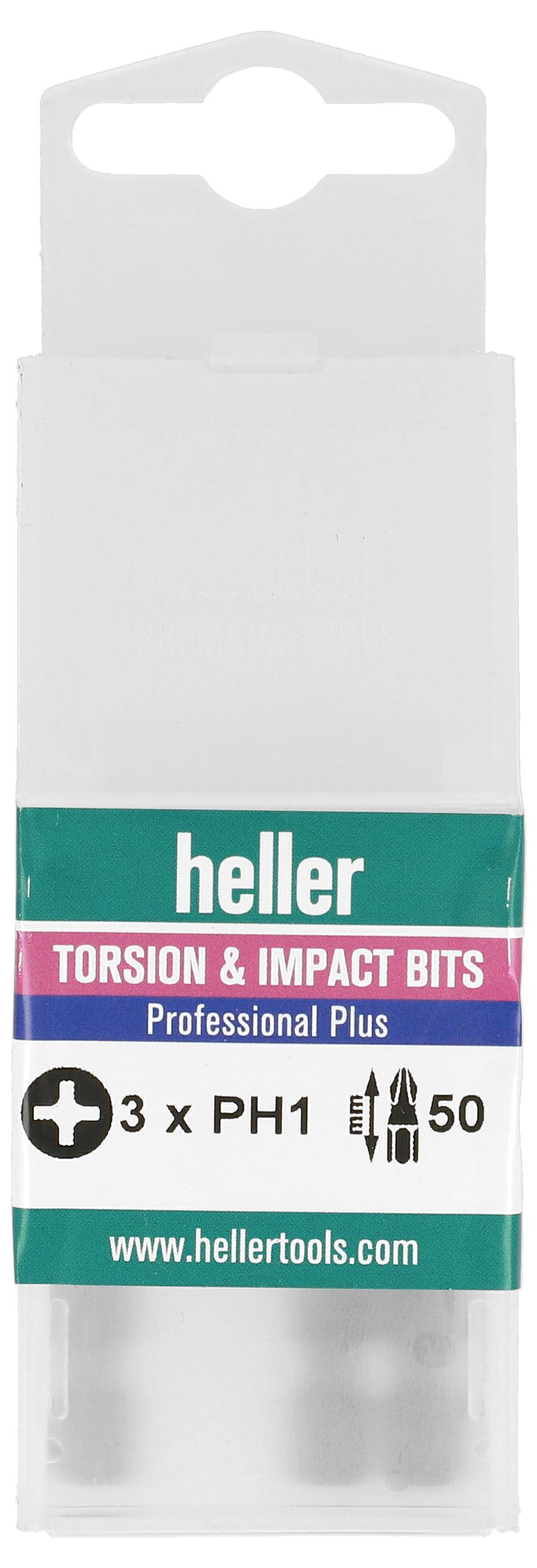 Heller Torsion Impact Bits 30548 Bitset 3-delig Torsion zone – Foto 2 van 2