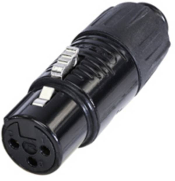 Rean AV RA3FT-B XLR-adapter Mini-XLR-stekker - Mini-XLR-bus Aantal polen: 3 Inhoud: 1 stuk(s)