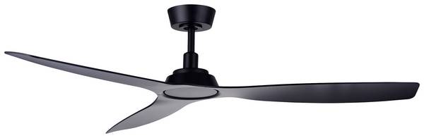 Lucci AIR Moto Plafondventilator  28 W (Ø x h) 132 cm x 280 mm Zwart Met afstandsbediening