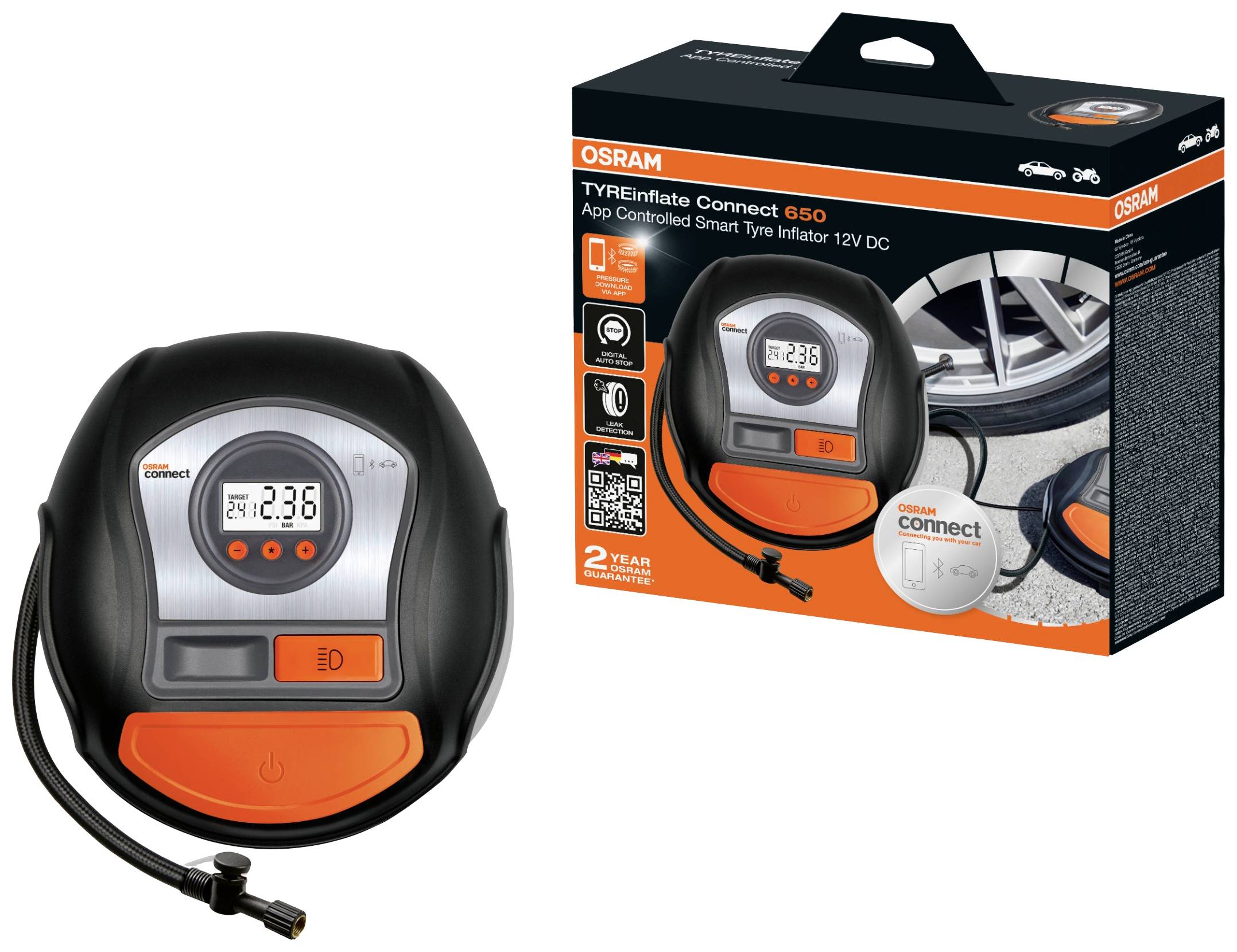 Osram Bandenpomp Compressor Tyre Inflate 650-20