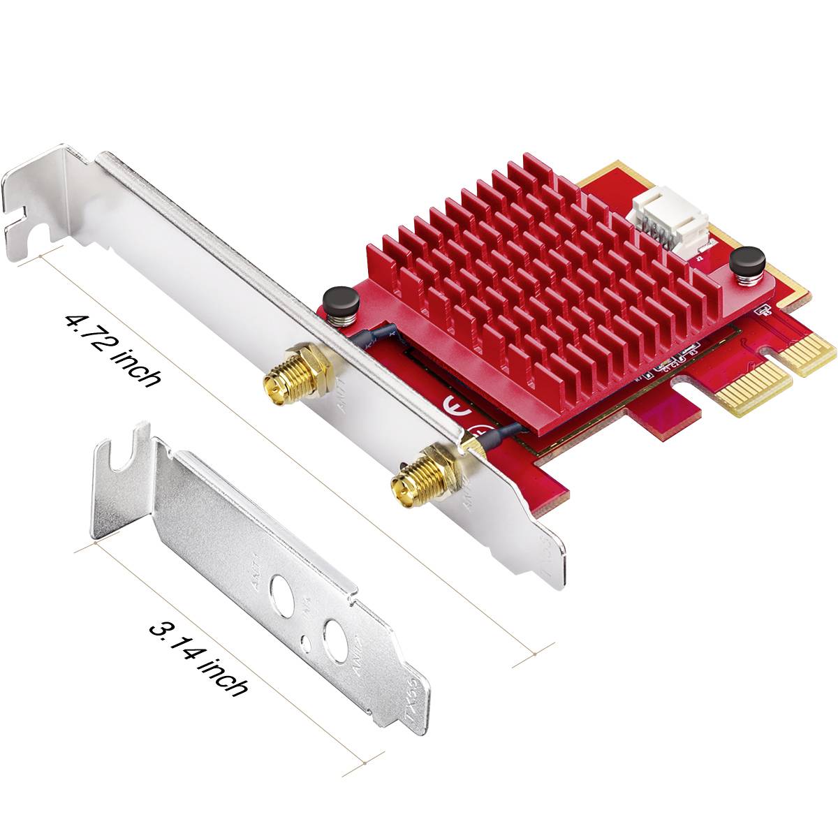 Cudy WE3000S netwerkkaart Interne WLAN / Bluetooth 2400 Mbit/s-3