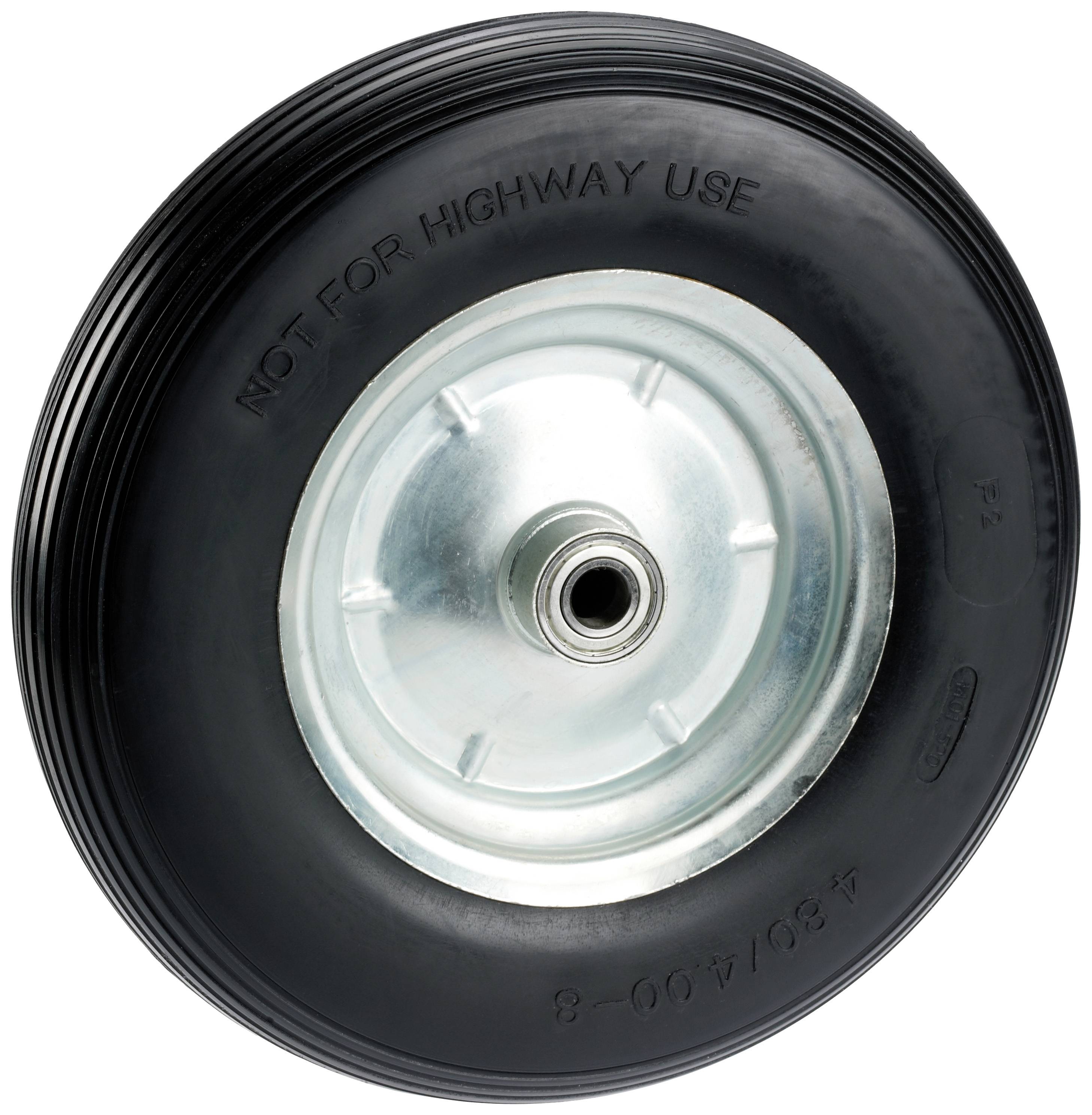 dörner + helmer 740358P Massief wiel Wieldiameter: 400 mm Draagvermogen (max.): 100 kg 1 stuk(s)