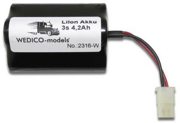WEDICO-models Li-ion accupack 11.1 V 4200 mAh    AMP