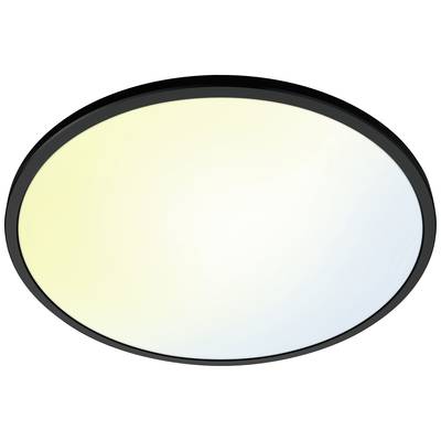 WiZ 8719514554955 SuperSlim WiZ Ceiling 22W B RD 27-65K TW LED-plafondlamp 22 W Zwart