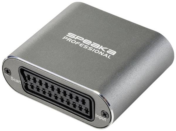 SpeaKa Professional TV, monitor Converter SP-SHC-200 [SCART - HDMI] 1920 x 1080 Pixel