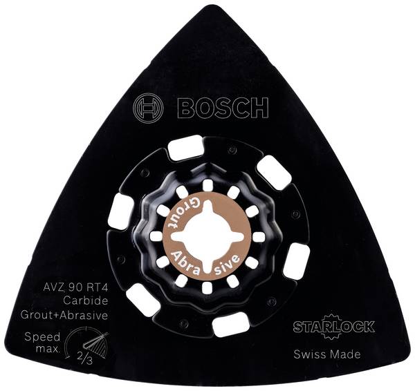 Bosch Accessories 2609256F02 AVZ 90 R Schuurplaat Carbide-RIFF   90 mm 1 stuk(s)